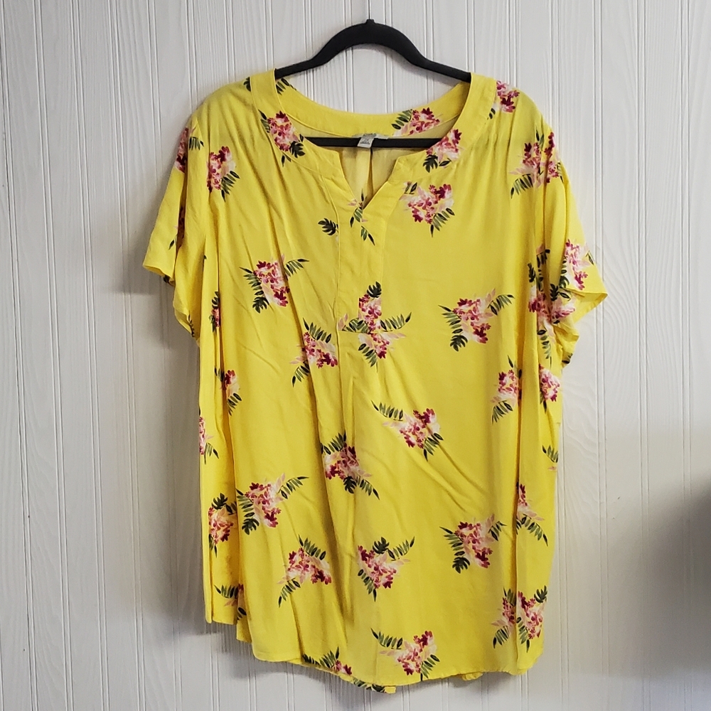 Croft & Barrow Yellow Blouse